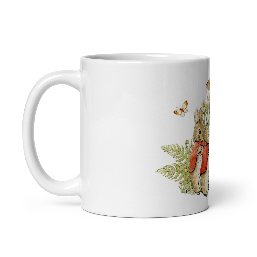 Cute Floral Garden Ceramic Mug thumbnail 2
