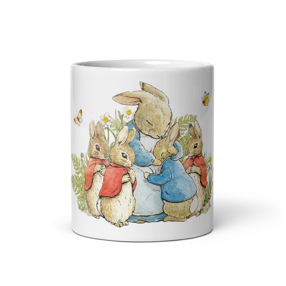 Cute Floral Garden Ceramic Mug thumbnail 3
