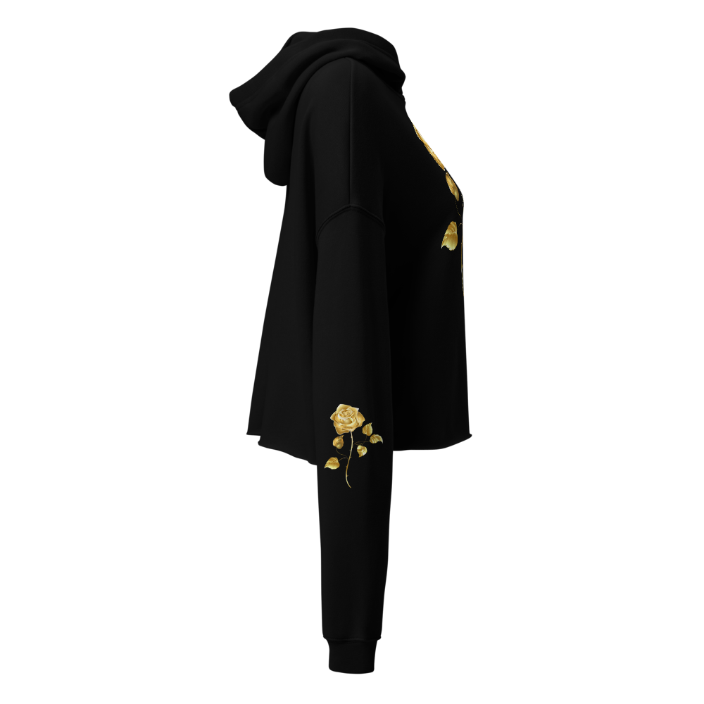 Luxury Golden Rose Hoodie thumbnail 4