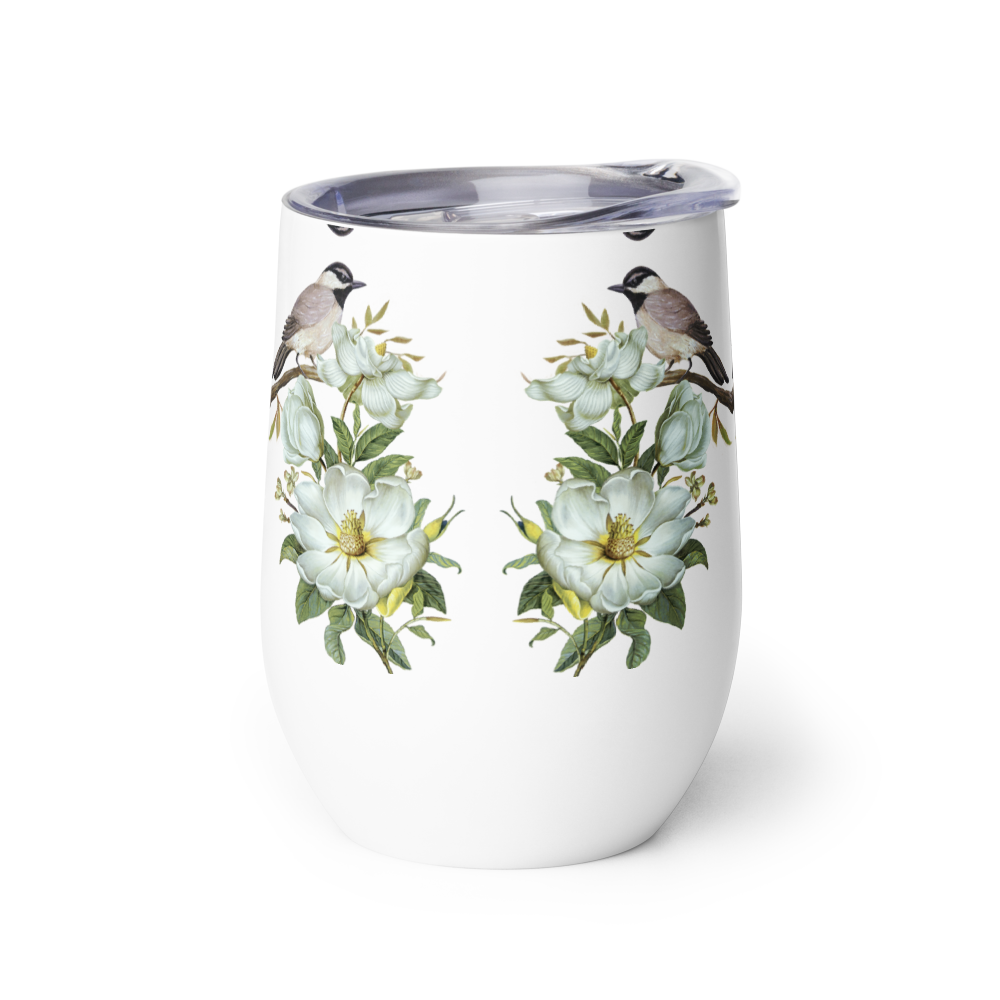 Elegant Floral Ceramic Coffee Mug thumbnail 3