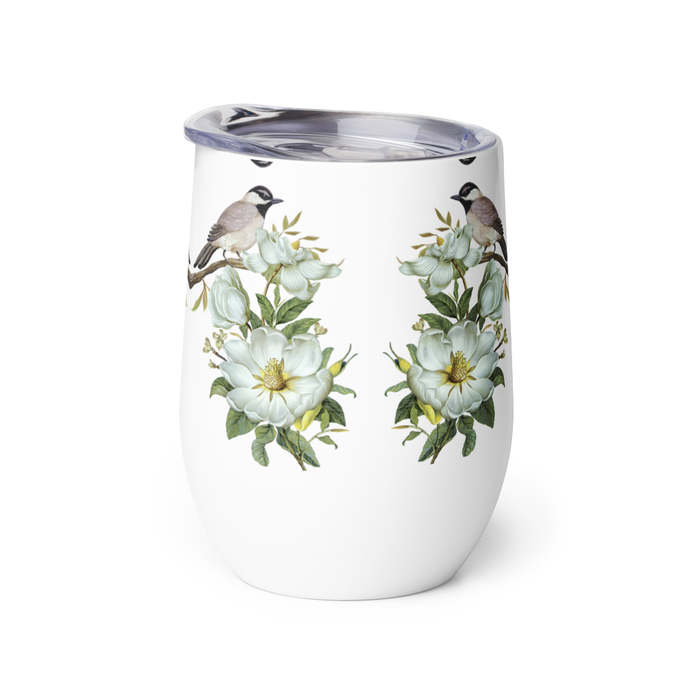 Elegant Floral Ceramic Coffee Mug thumbnail 4