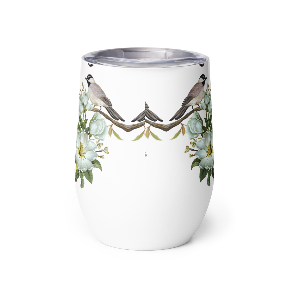 Elegant Floral Ceramic Coffee Mug thumbnail 2