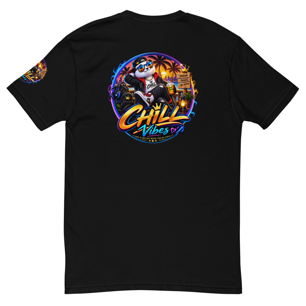 Chill Vibes – Cool Panda Sunset Logo 🐼🌴 thumbnail 2