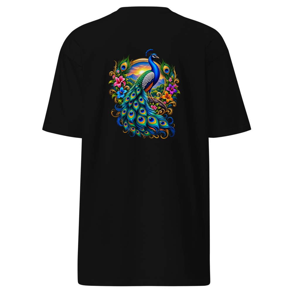 Royal Lion & Peacock – Powerful King & Beauty T-Sh thumbnail 4