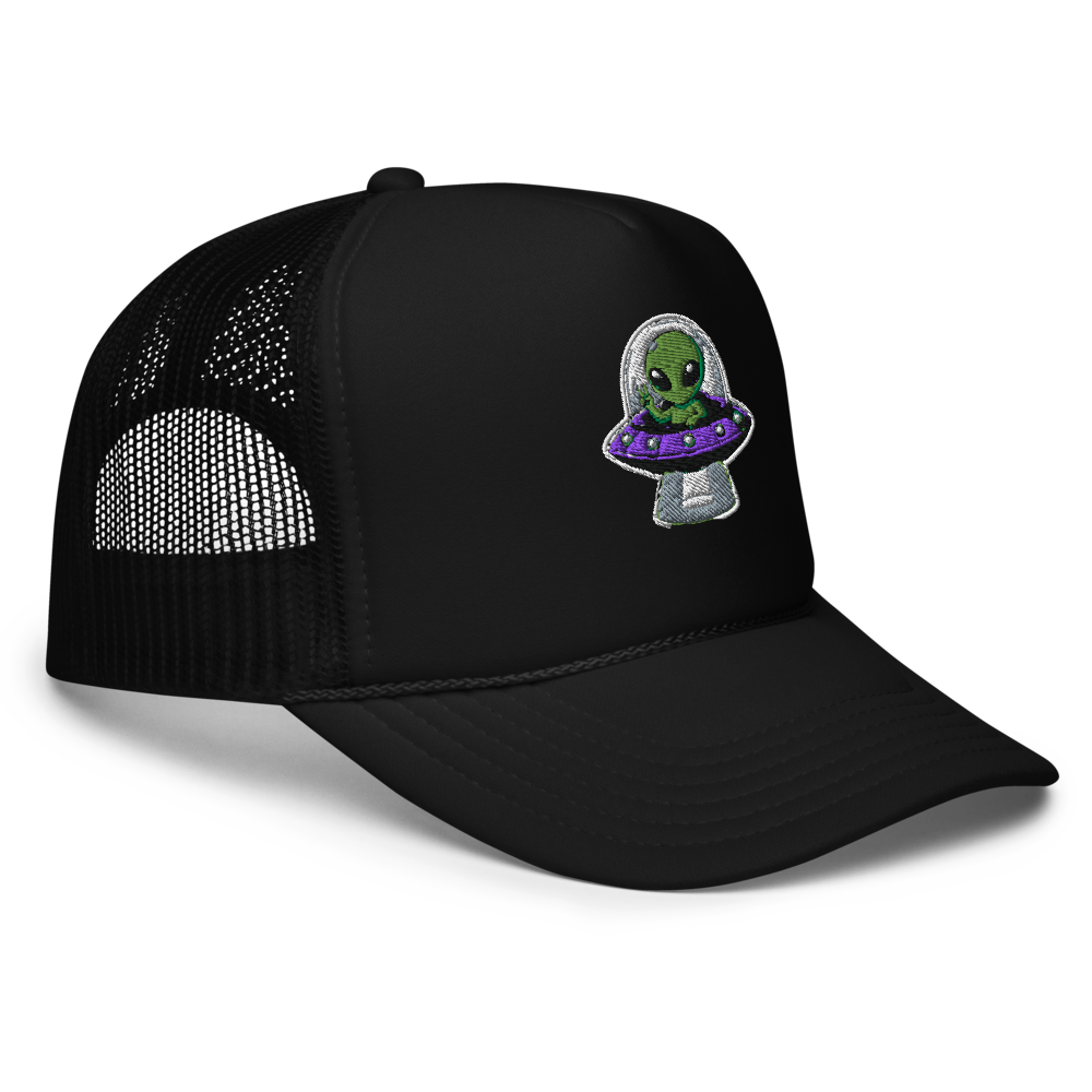 Alien UFO Foam Trucker Hat thumbnail 3