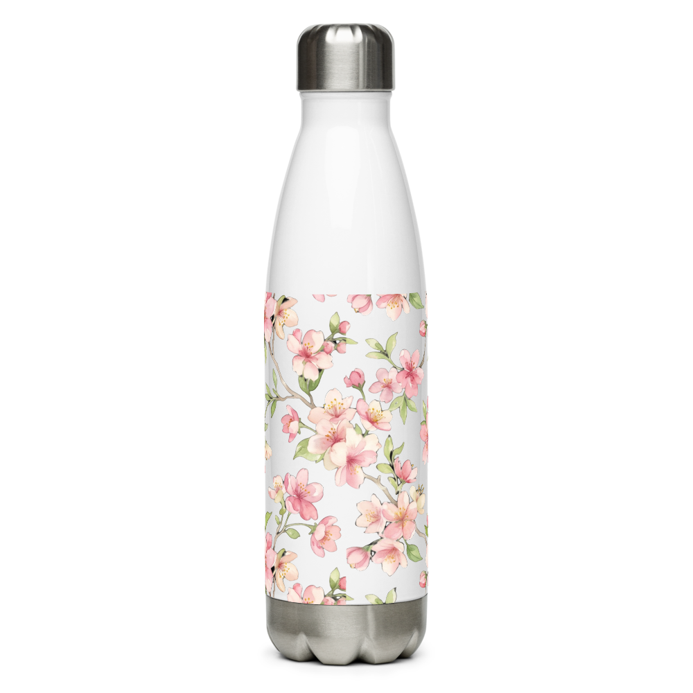 Pastel Cherry Blossom Floral Stainless Steel Water thumbnail 2