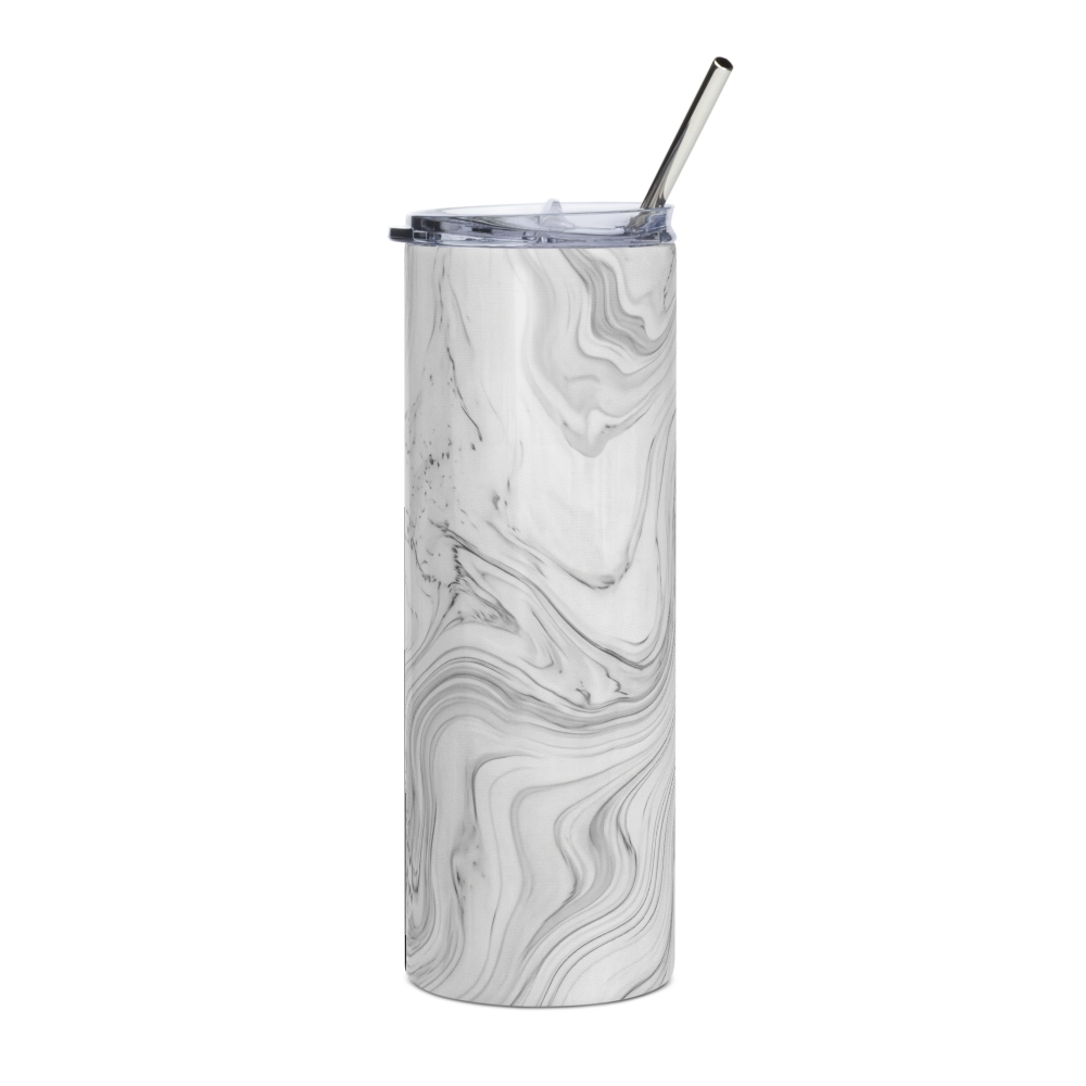 Luxury Minimalist Grey Marble Stainless Steel Tumb thumbnail 4