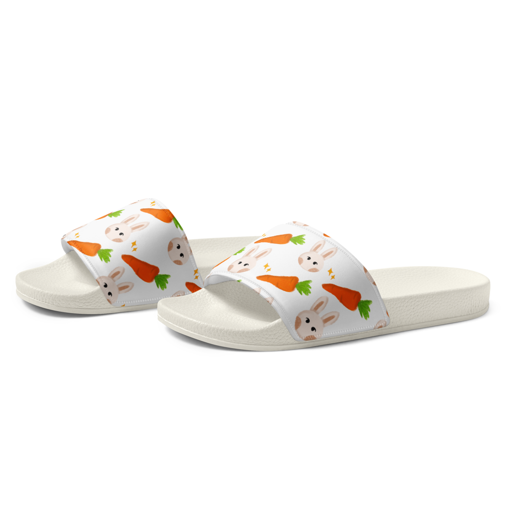 Cute Bunny Carrot Women Slide Sandals thumbnail 3