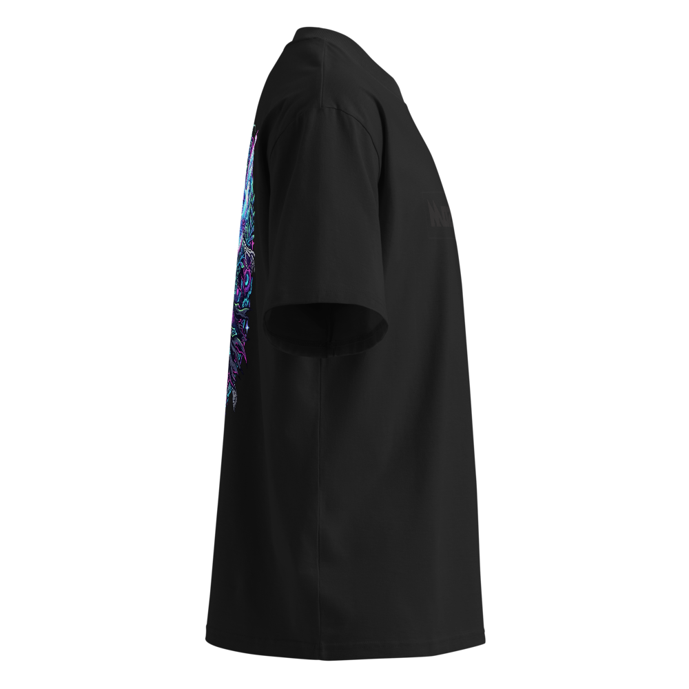 Dark Fantasy Grim Reaper Neon Geometry thumbnail 3