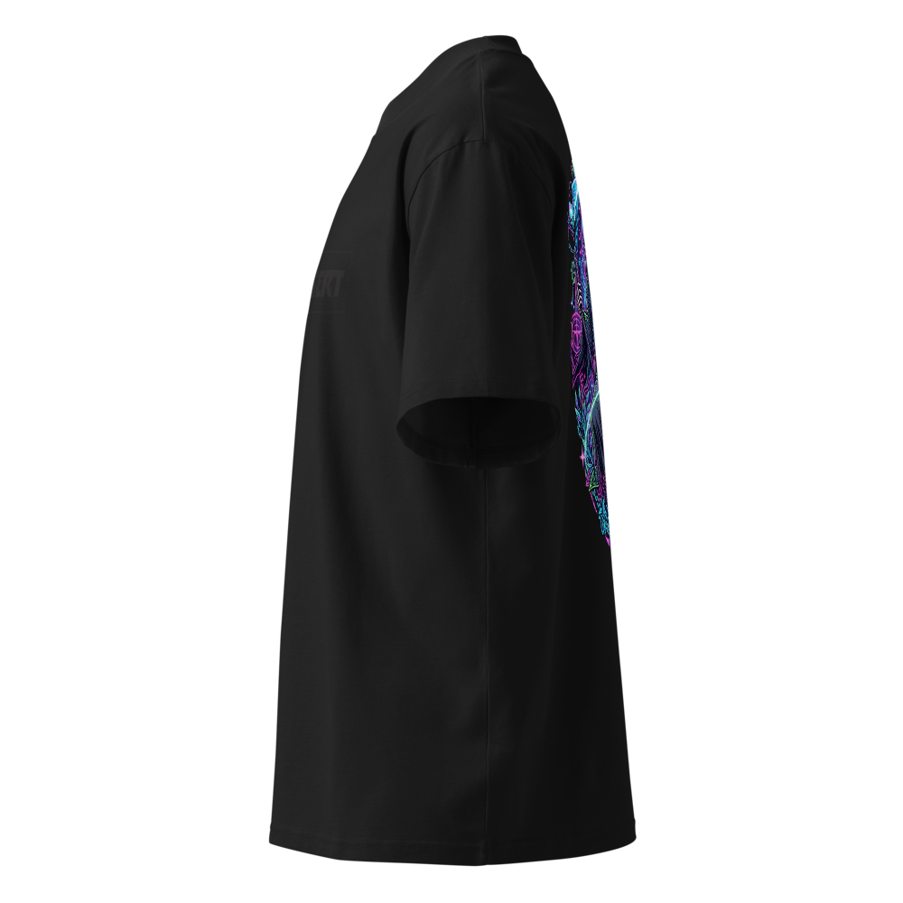 Dark Fantasy Grim Reaper Neon Geometry thumbnail 4