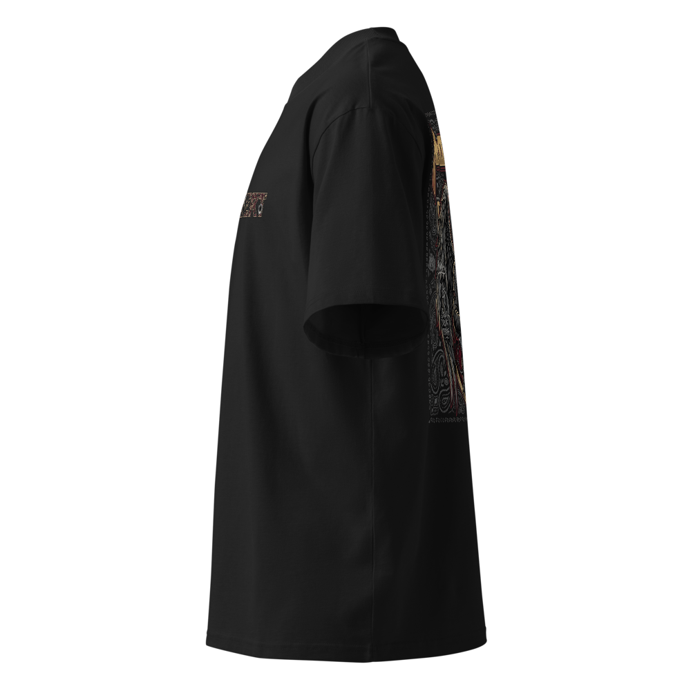 Hooded Winged Figure With Bandana Holding Barbed  thumbnail 4
