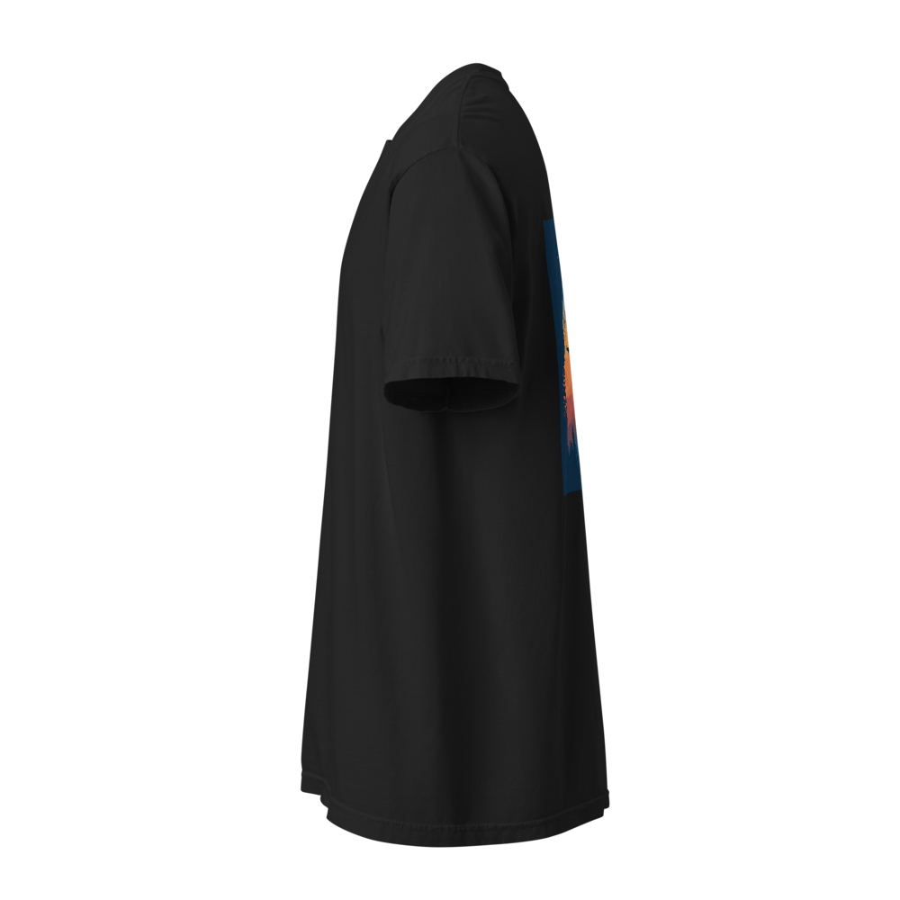 Black t-shirt for travelling thumbnail 2