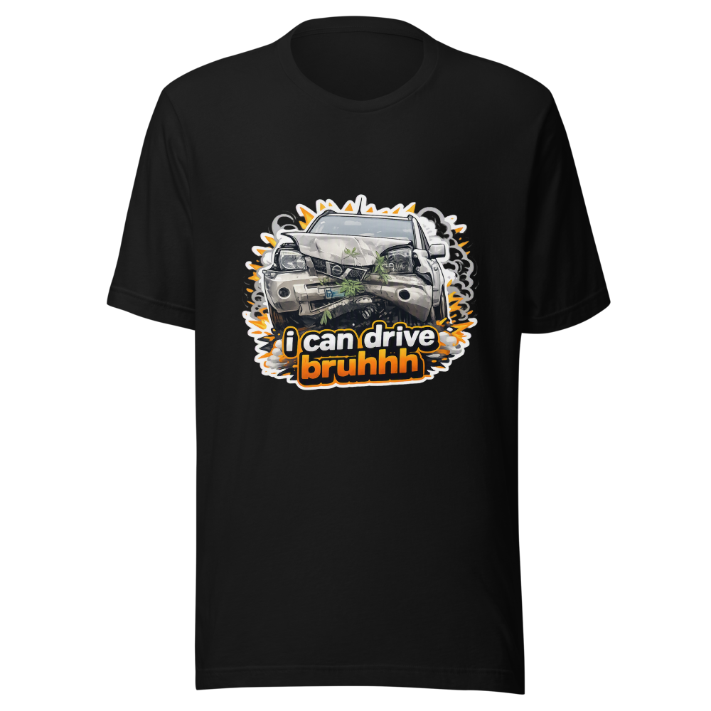 I Can Drive Bruhh – Version Two Crash Meme Sticker