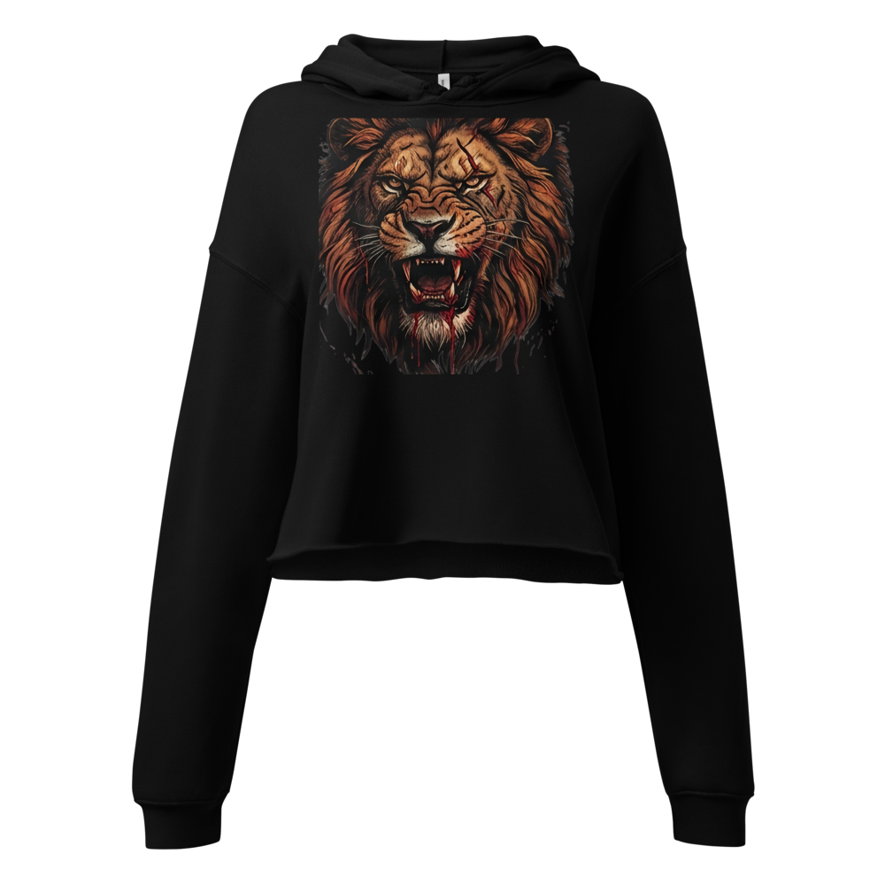 Fantasy Dragon Queen Graphic Cropped Hoodie thumbnail 2
