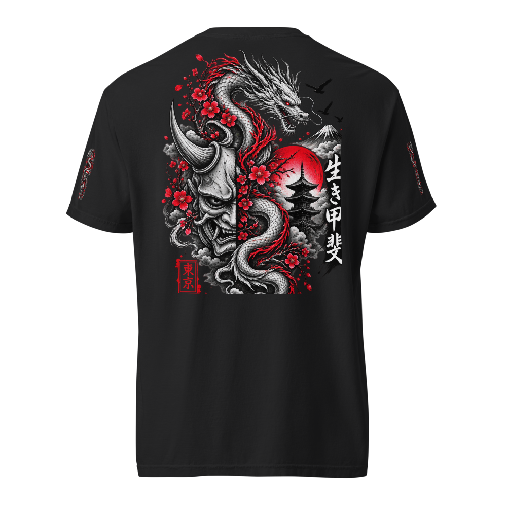 Japanese Style Unisex Heavyweight T-Shirt  thumbnail 3