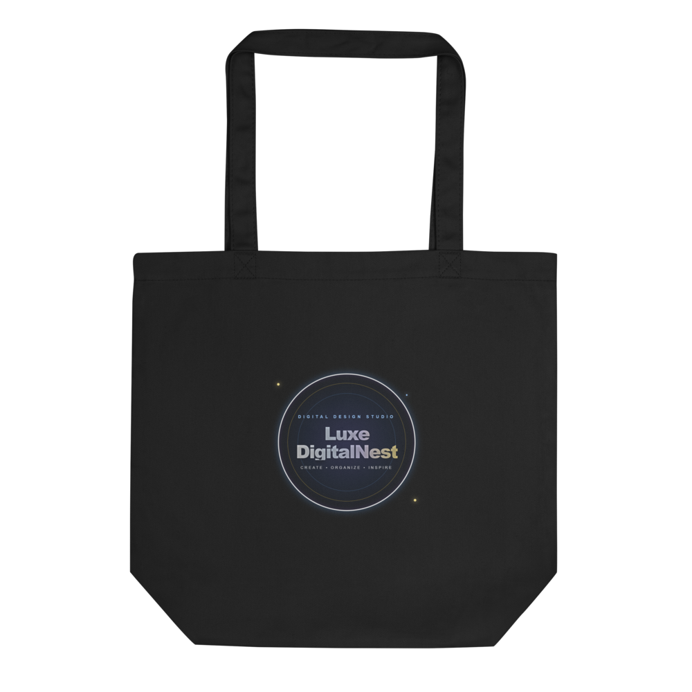 LuxeDigitalNest Signature Eco Tote Bag