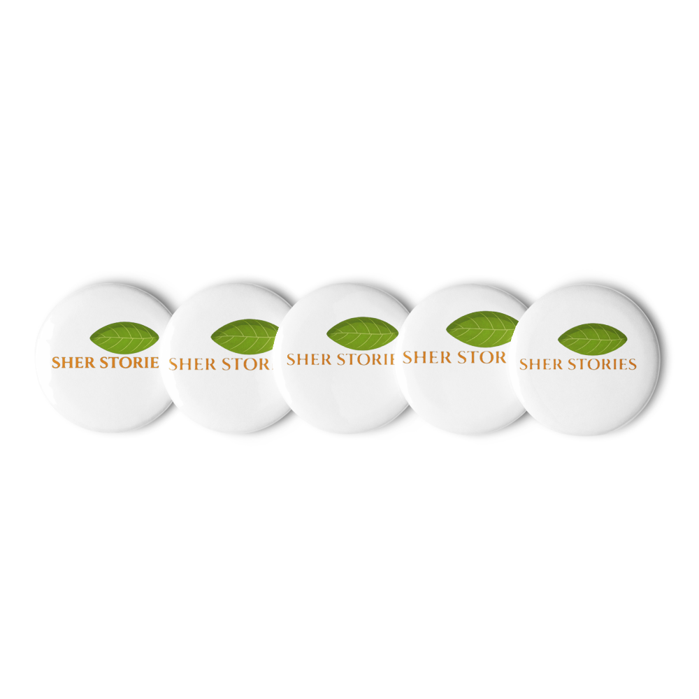 Sher Stories Logo Button Pin Set thumbnail 2