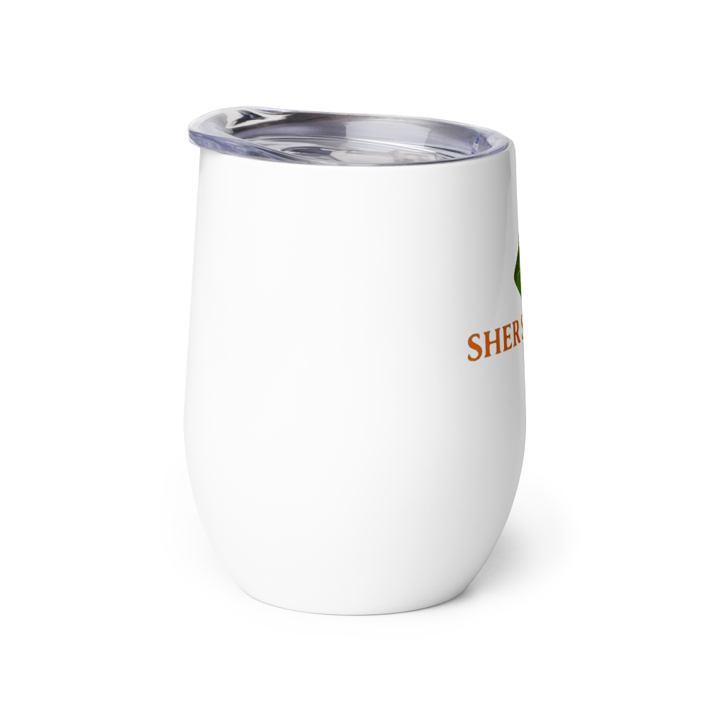 Sher Stories Logo Wine Tumbler thumbnail 4