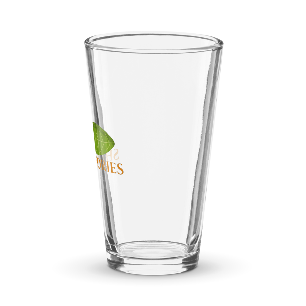 Sher Stories Classic Logo 16oz Glass thumbnail 4