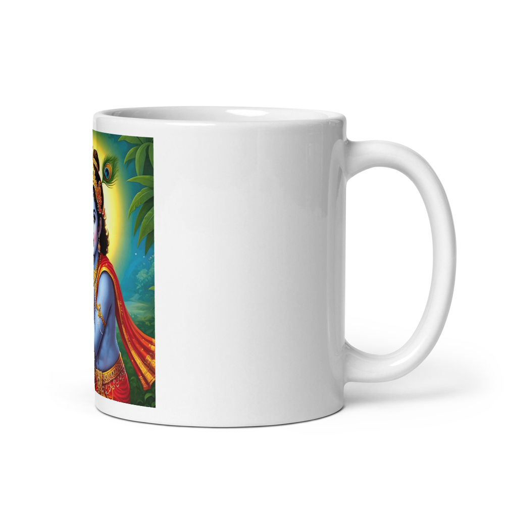 Krishna printed mug thumbnail 2