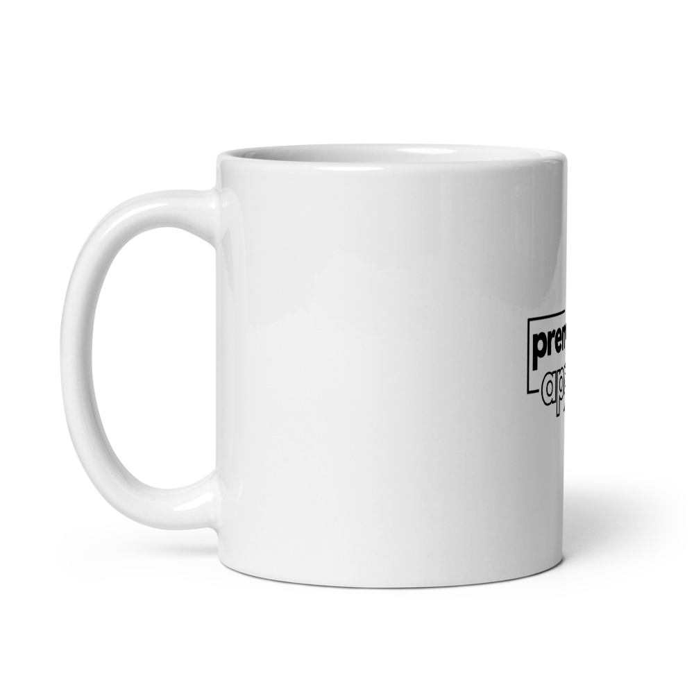 White Glossy Mug thumbnail 3