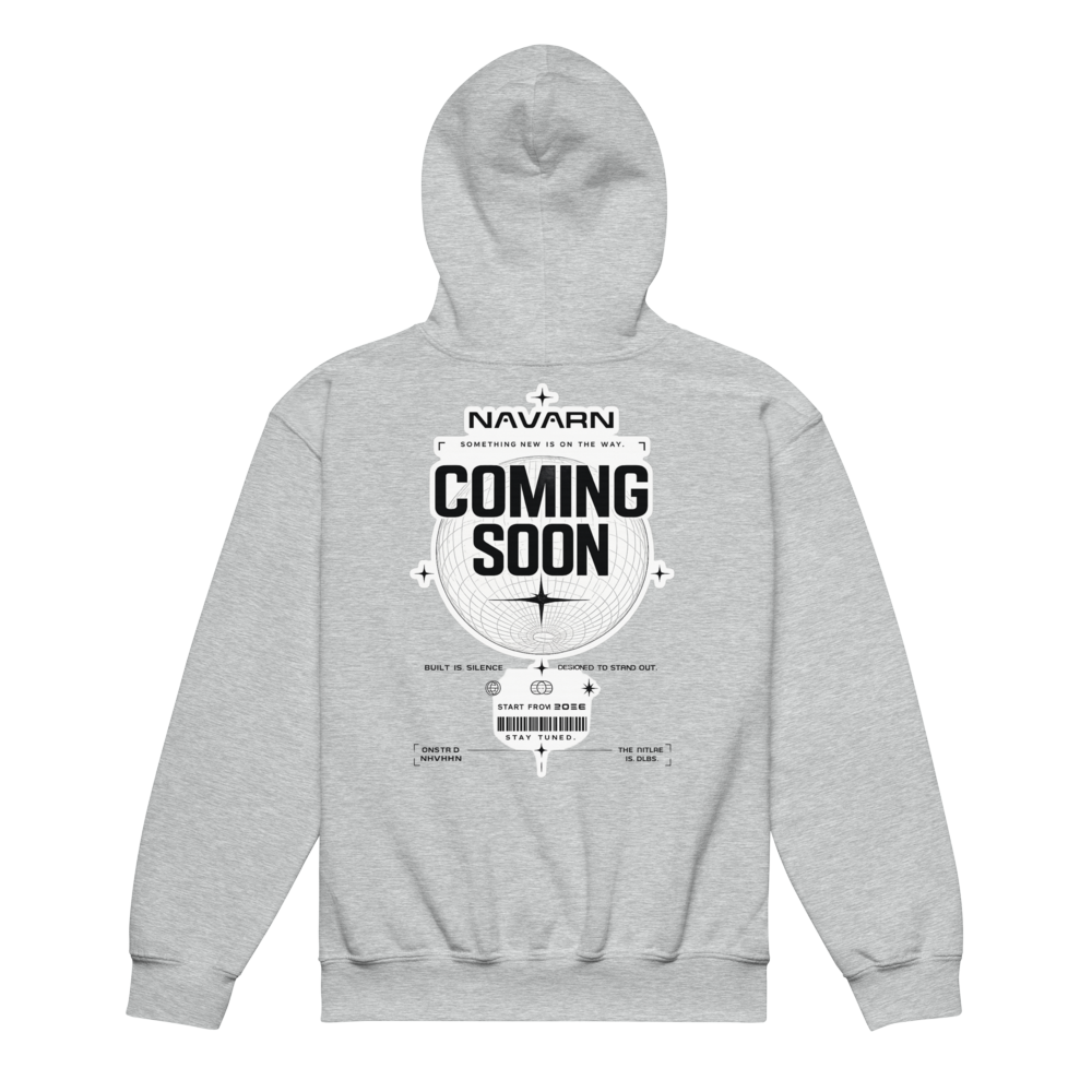 Coming soon kid hoodie  thumbnail 2