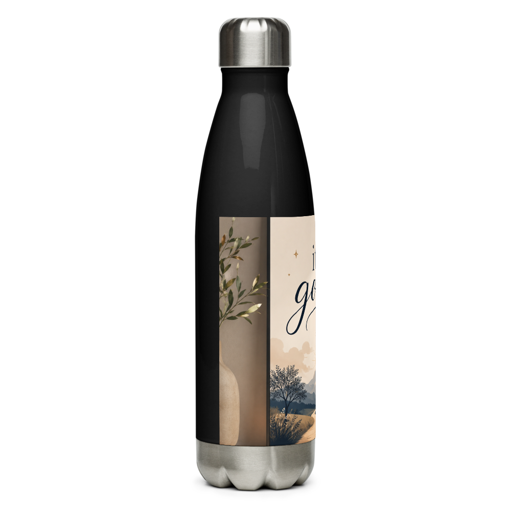 Steel water bottle it good style  thumbnail 2