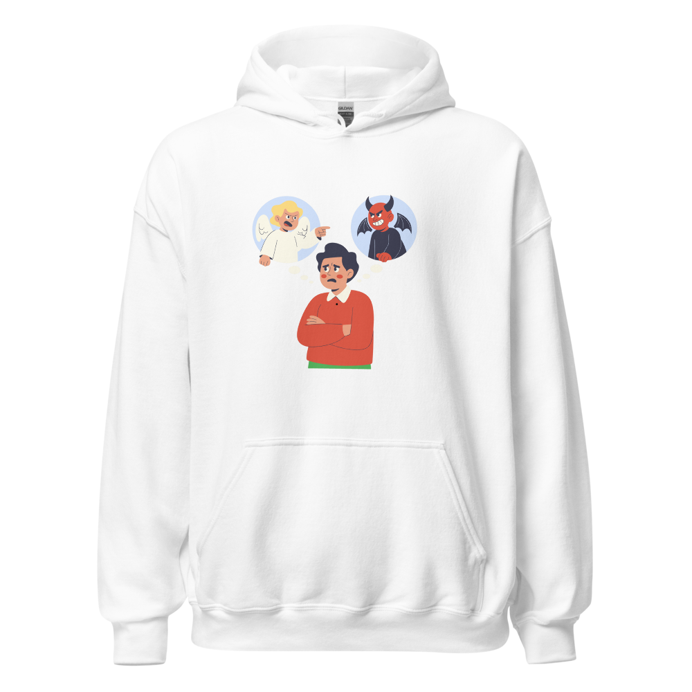 Angel and Devil on My Shoulders Hoodie