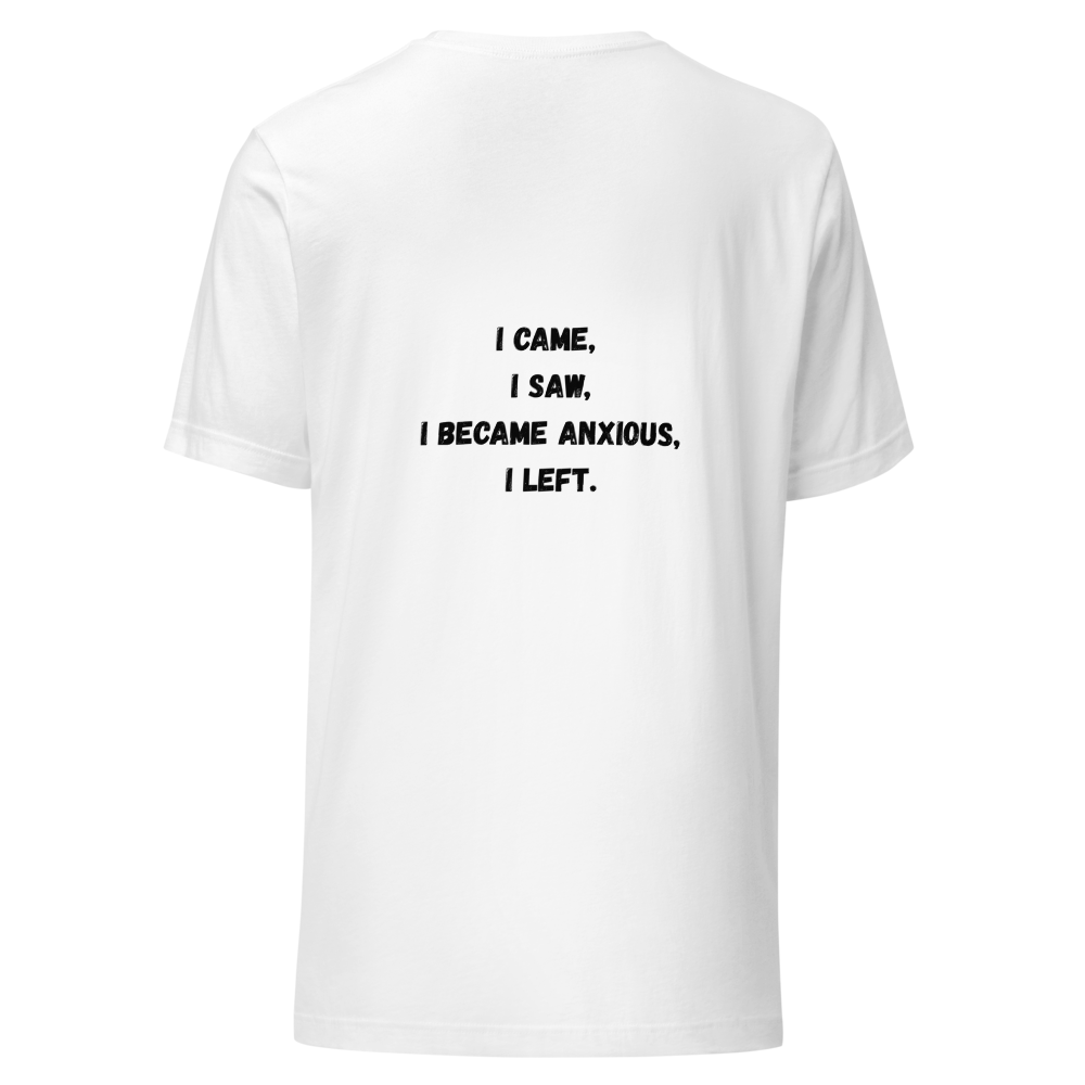Introvert Graphic Tee | "I Became Anxious I Left thumbnail 4