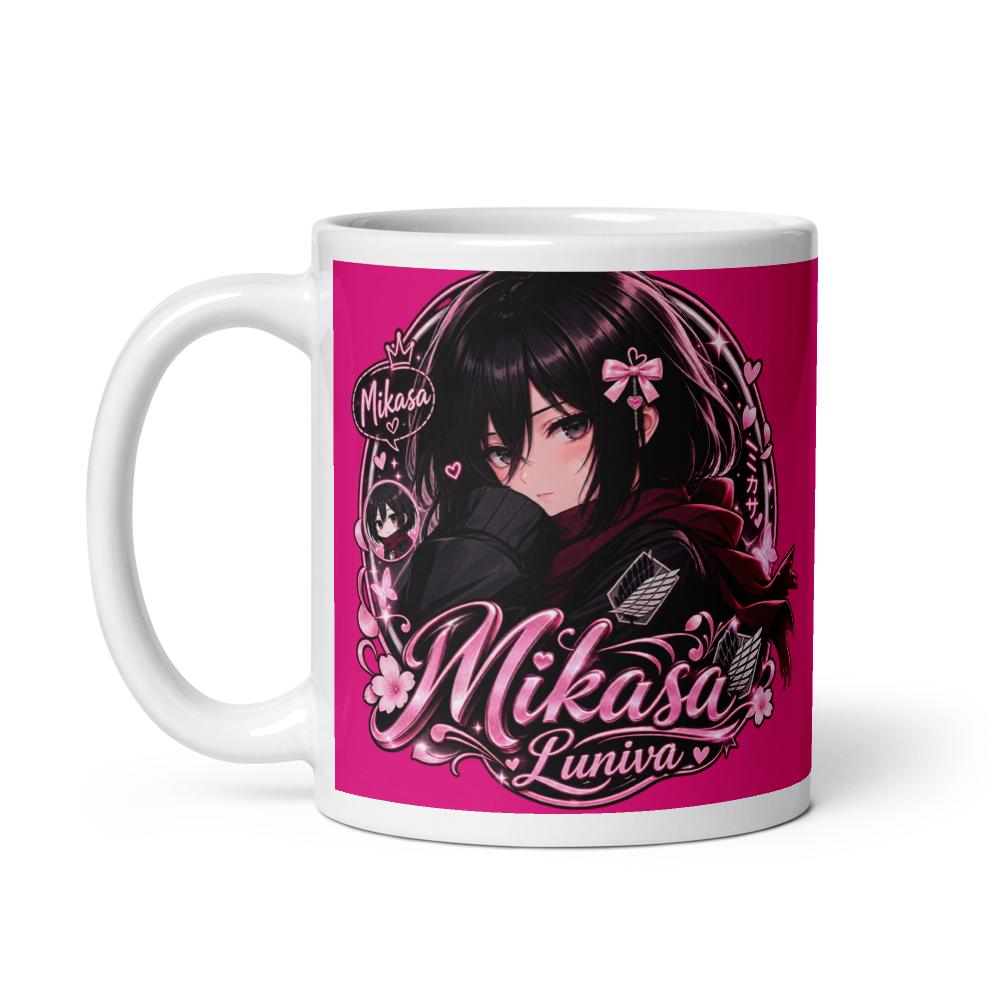 Cute Mikasa Anime  – Pink  Design | Luniva thumbnail 2