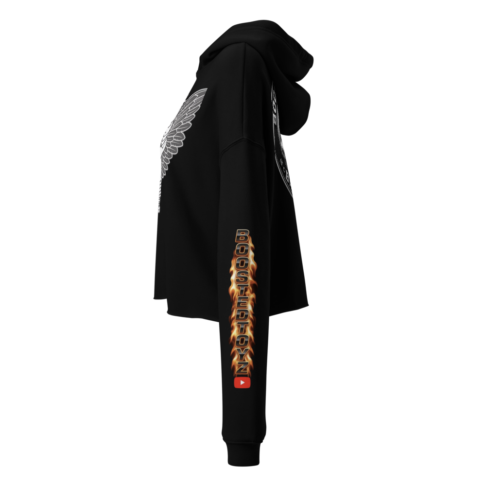 Boosted women’s cropped hoodie thumbnail 3