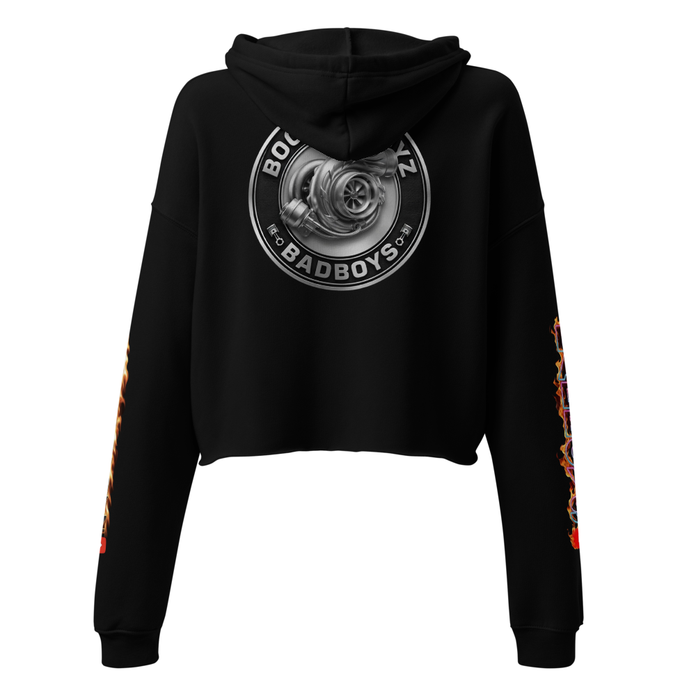 Boosted women’s cropped hoodie thumbnail 2