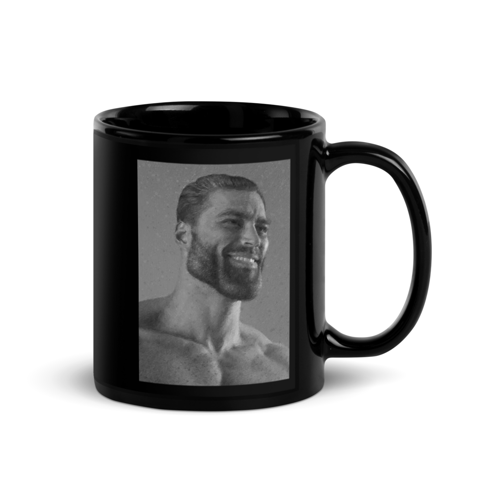 GigaChad Ultimate Meme Aesthetic Mug thumbnail 2