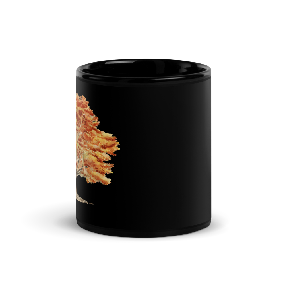 Fall Back: Black Mug thumbnail 3