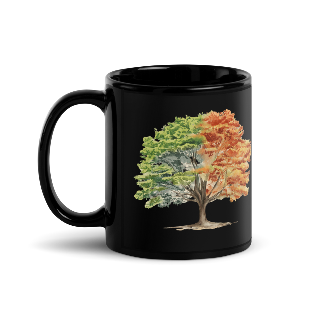 Fall Back: Black Mug