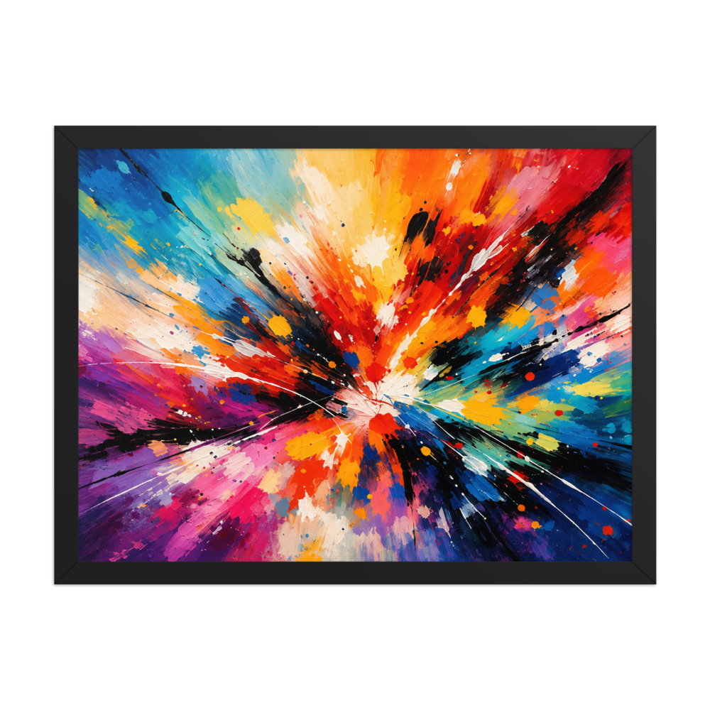 Radiant Color Explosion – Abstract