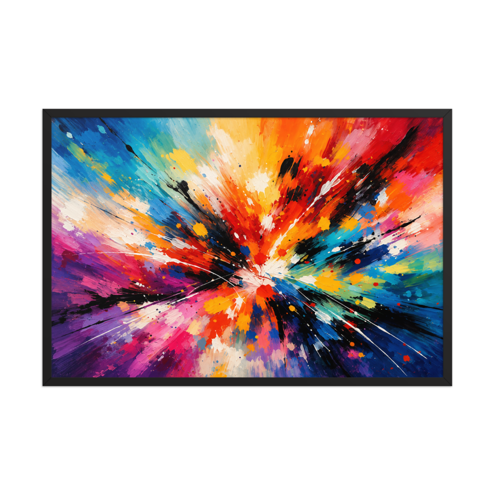 Radiant Color Explosion – Abstract thumbnail 2
