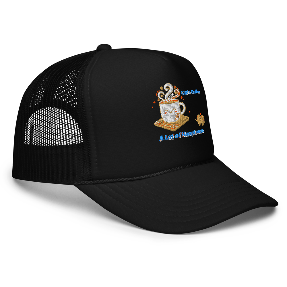 Little Coffee A Lot of Happiness Hat thumbnail 3