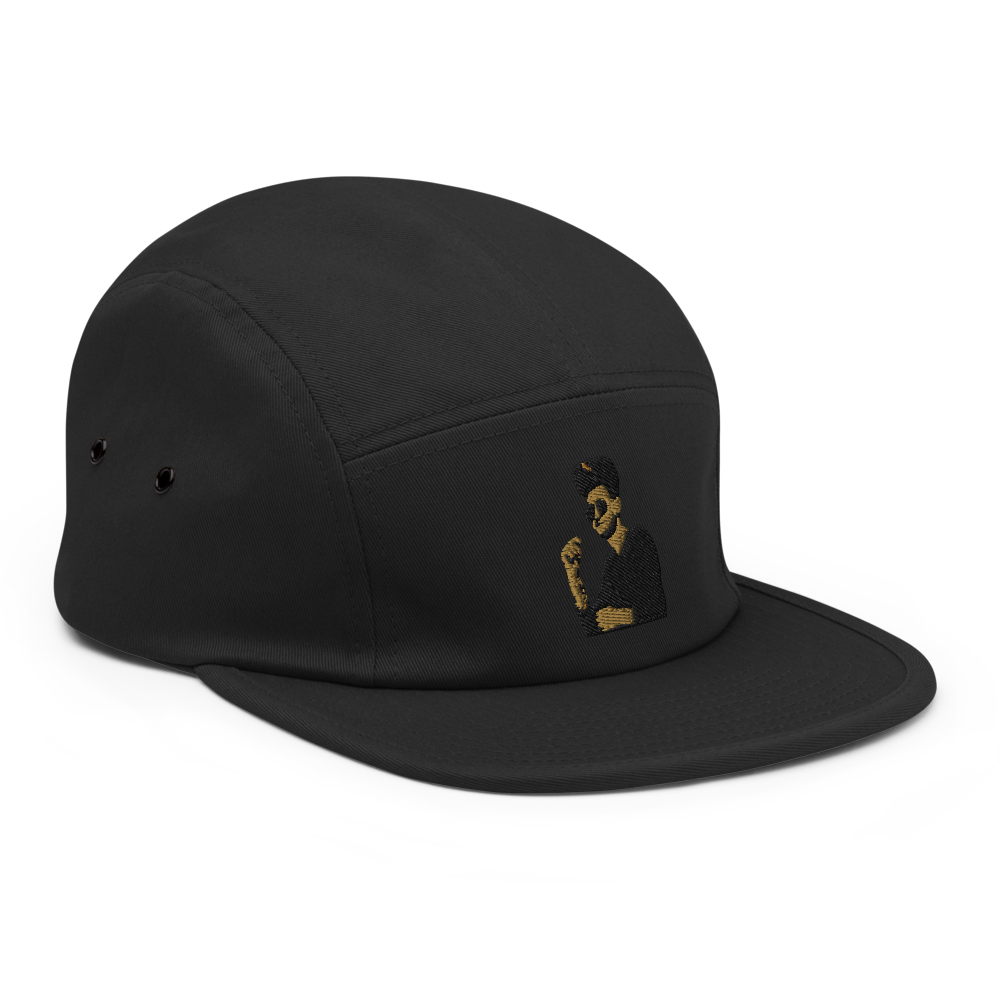Black 5-Panel Camper Cap Aryan Kelvin Logo | Yupoo thumbnail 4