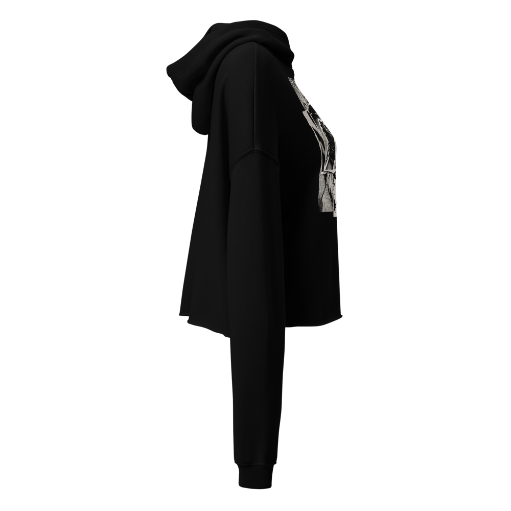   Women's Cropped Hoodie – Bella+Canvas 750 thumbnail 3