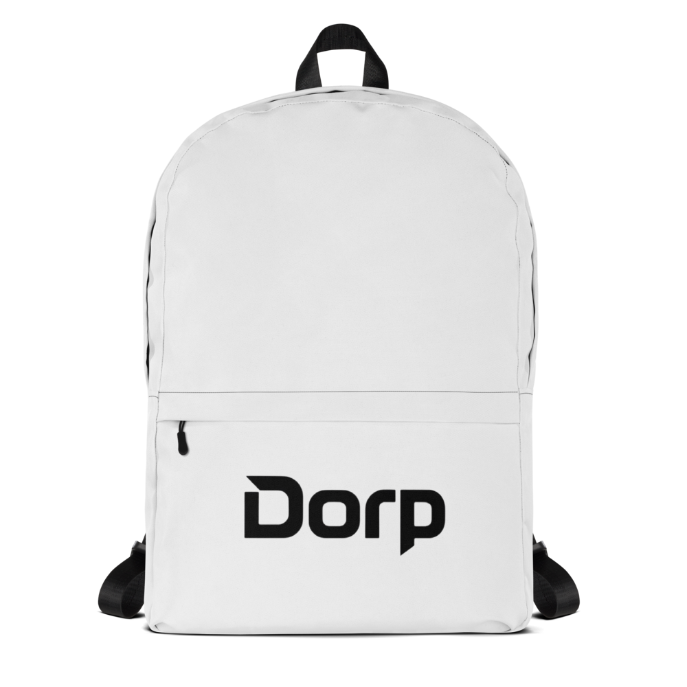 DORP DROP 001 — White Signature Backpack thumbnail 2