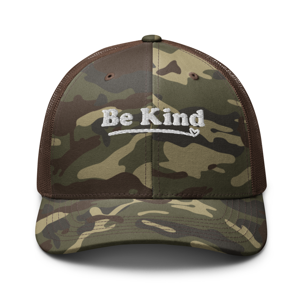 BE KIND CAMO HAT thumbnail 2