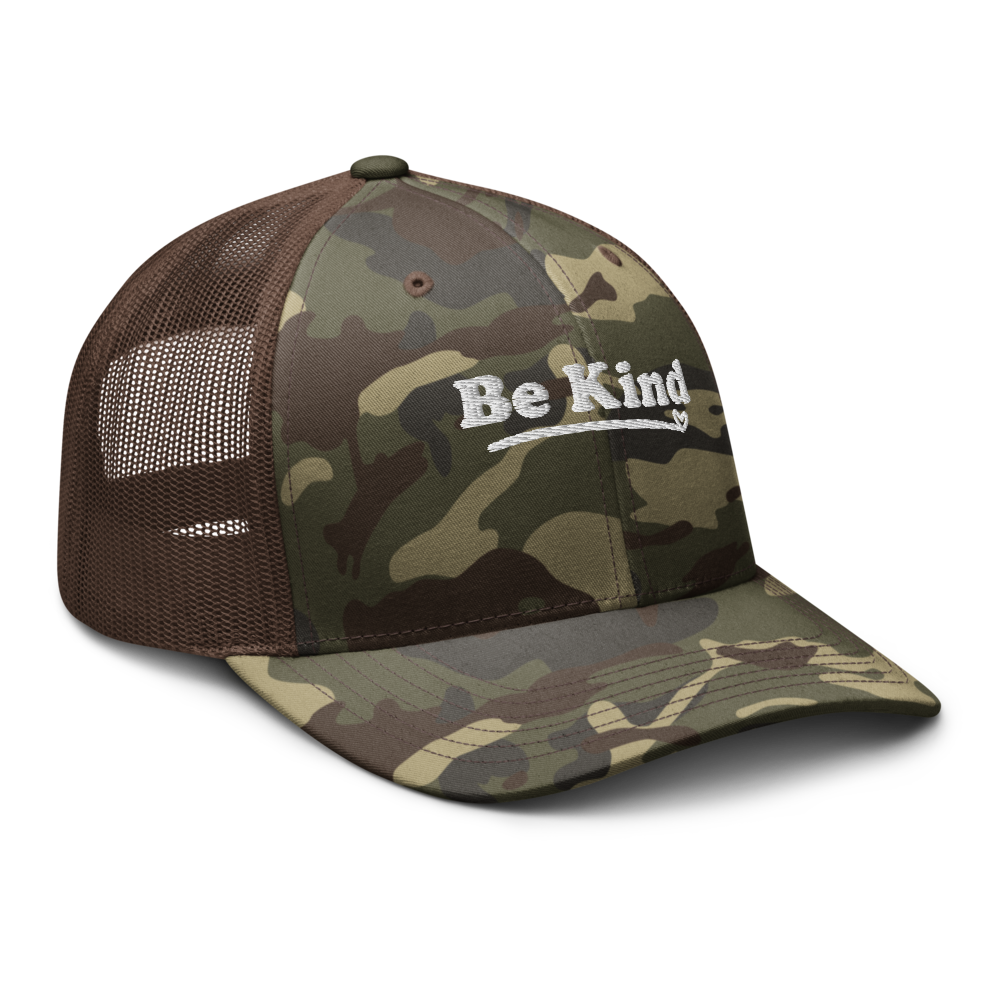 BE KIND CAMO HAT thumbnail 6