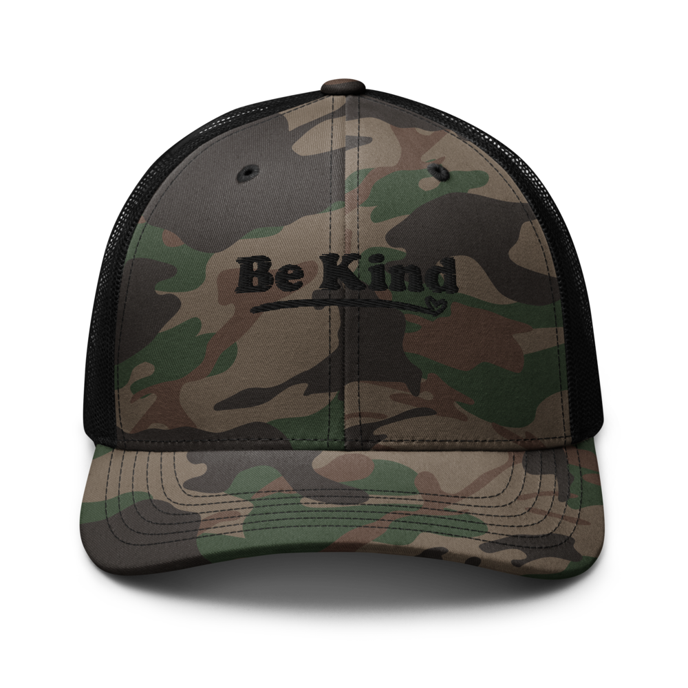 BE KIND CAMO HAT thumbnail 2