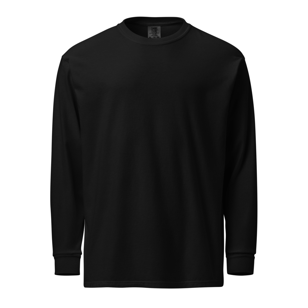 Unisex Garment-Dyed Heavyweight Long Sleeve Shirt thumbnail 2