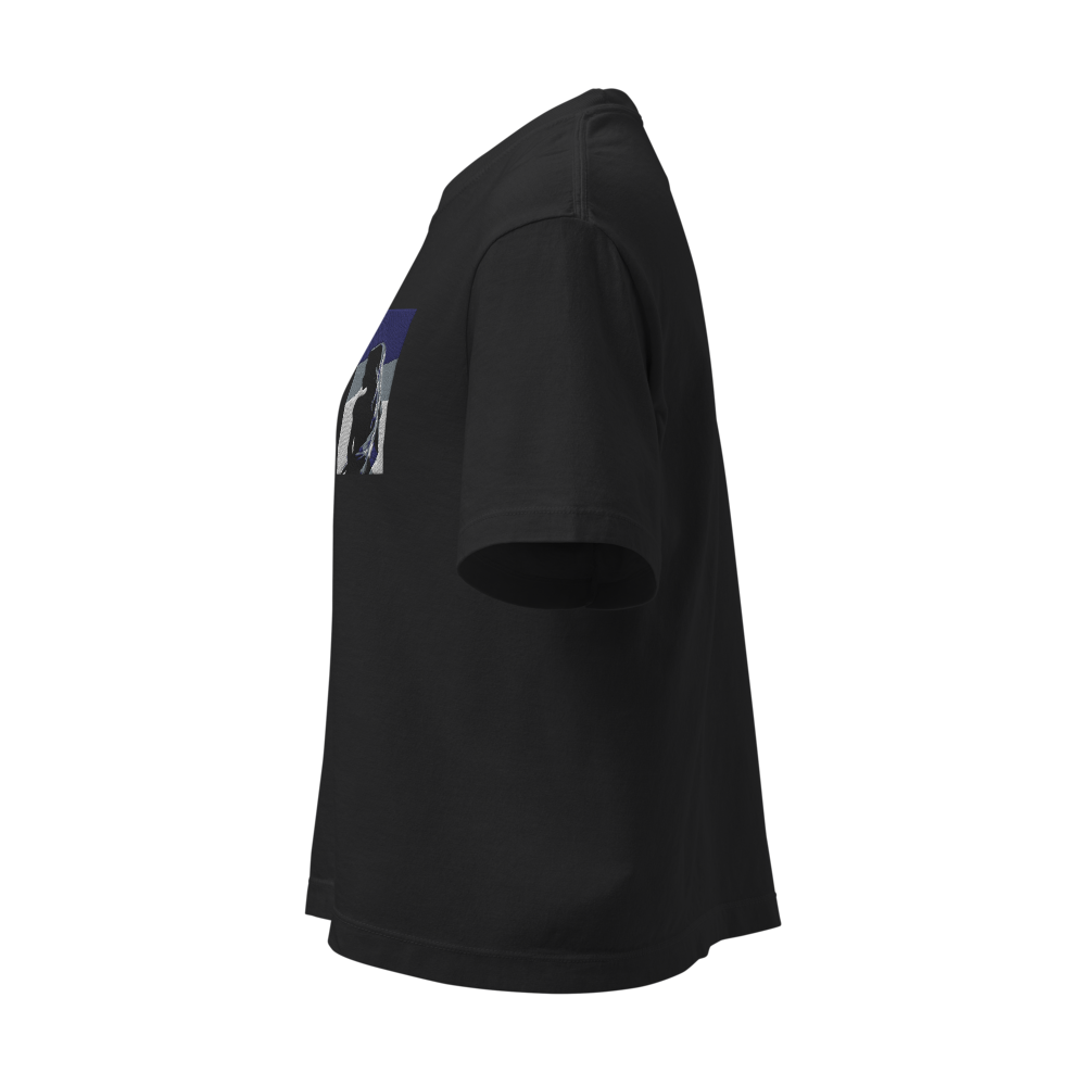 Unique women's heavy weight boxy T-shirt thumbnail 3