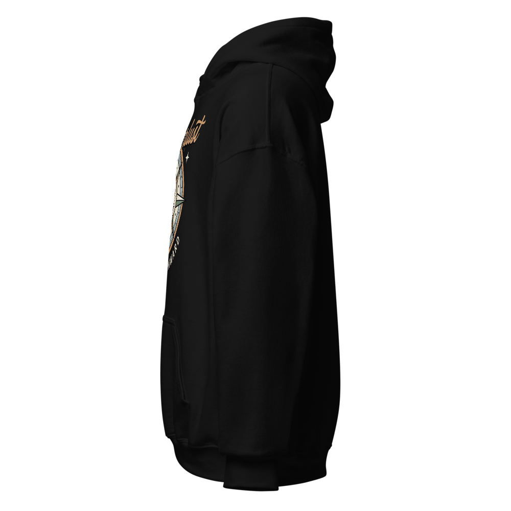 Black unisex hoodie thumbnail 3
