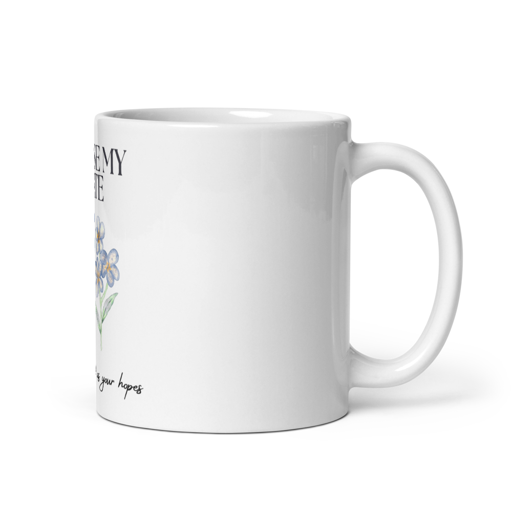 Excuse My State – Watercolor Floral Quote Mug thumbnail 2
