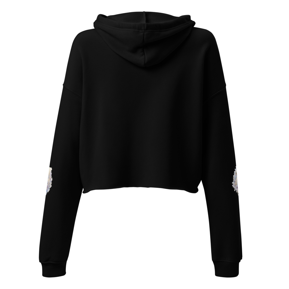 Ethereal Glow Swan Graphic_Cropped hoodie thumbnail 3
