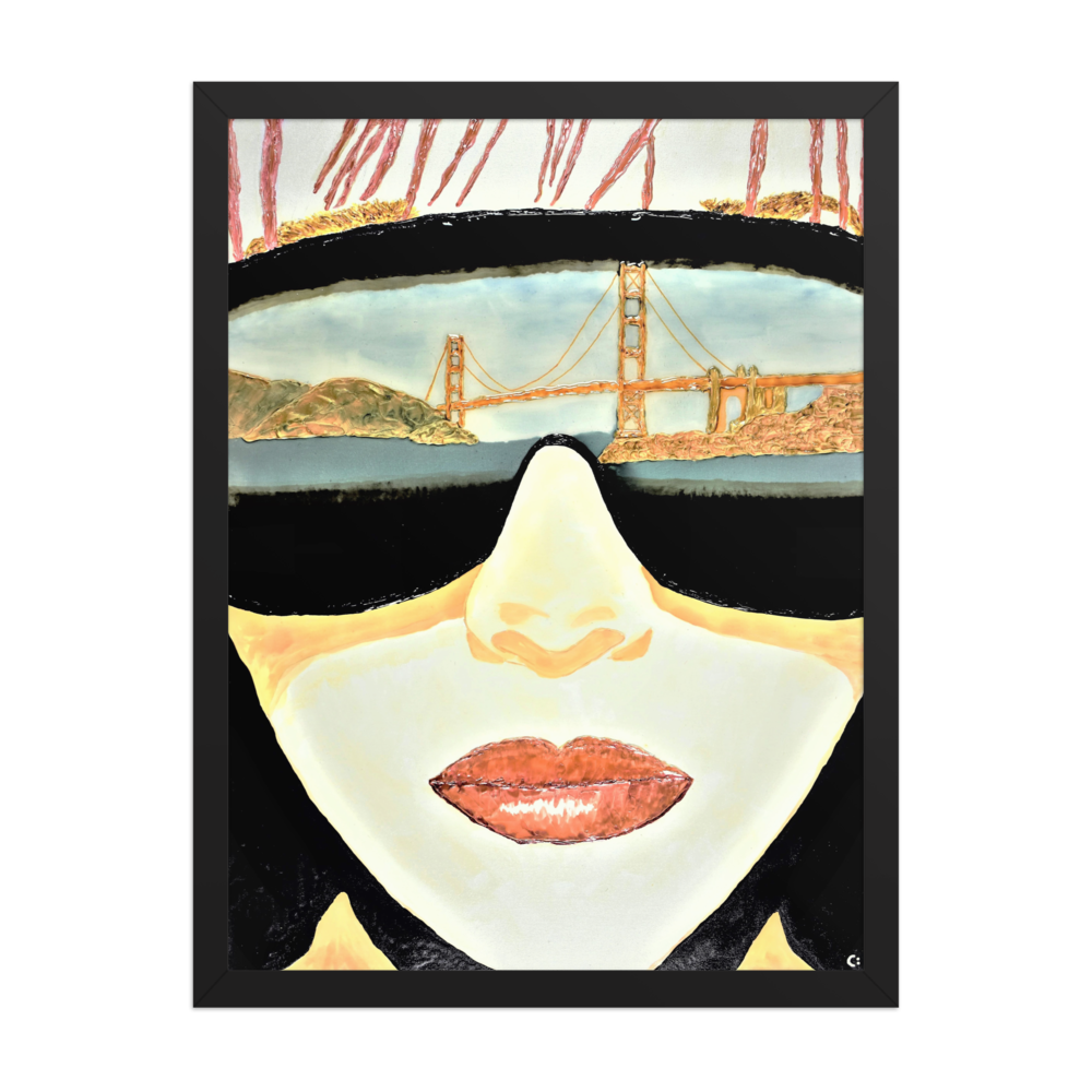 Print golden Gate Girl